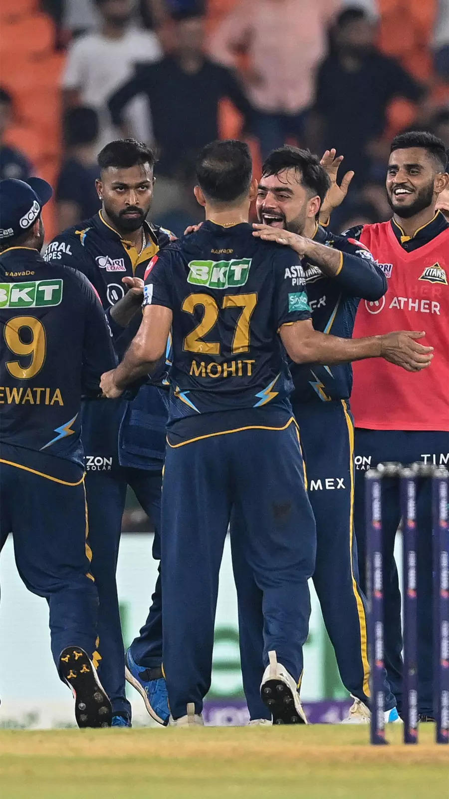 In Pics: Records galore in Titans' big win over Mumbai in Qualifier 2