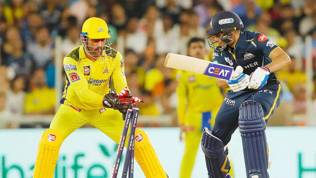 WATCH: Dhoni's lightning glovework gets rid of rampaging Gill