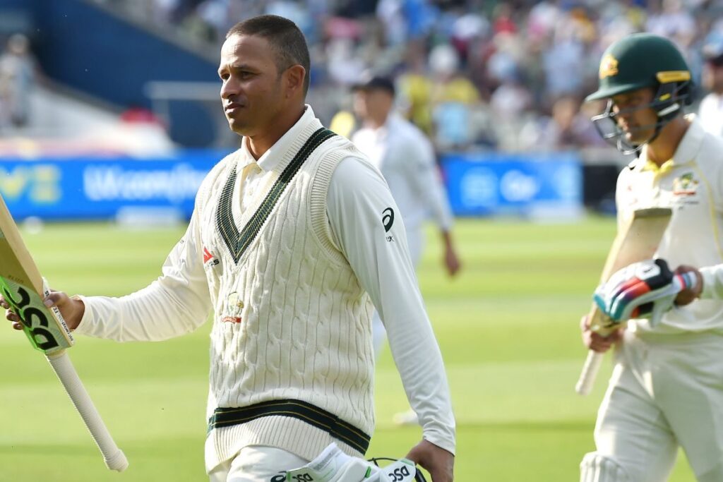 ENG vs AUS 1st Test Day 2: Usman Khawaja's 1st Test Ton in England Revives Australia After Rough Start