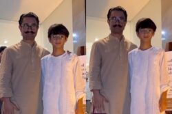 Aamir Khan Pulls Son Azad Khan After Latter Tries To Give Paparazzi a Miss, Video Goes Viral