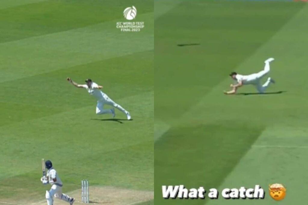 Watch: Cameron Green Takes a Screamer to End Ajinkya Rahane's Resistance on 89