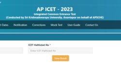 AP ICET 2023 Results Declared at cets.apsche.ap.gov.in, How to Check