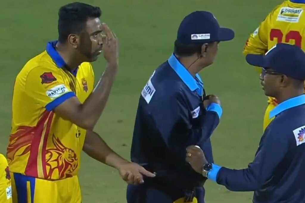 2 Reviews in 1 Ball: Bizarre Scenes in TNPL Game After Double DRS Drama, Ashwin Argues with Umpires - WATCH