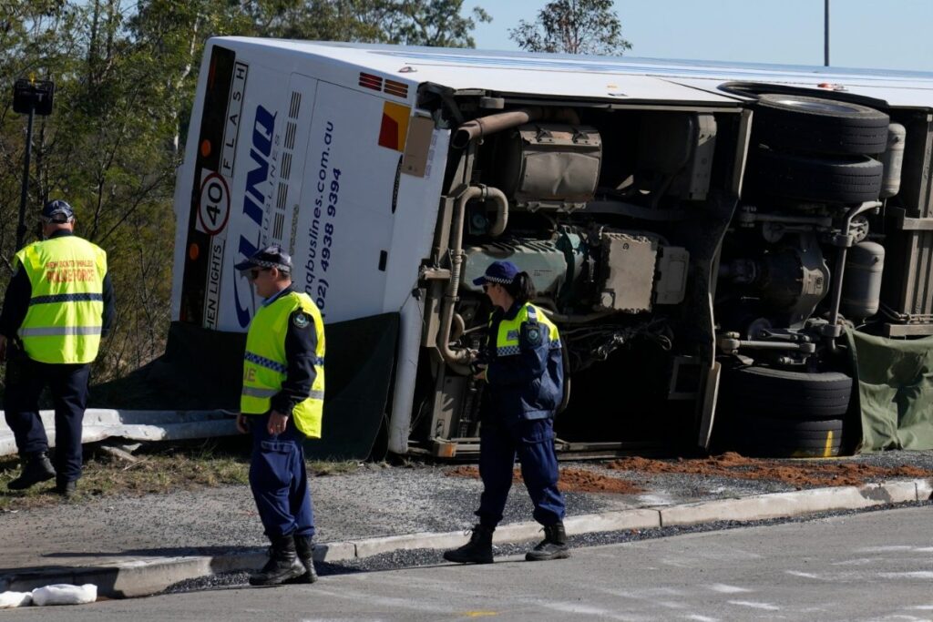 Driver in Australian Bus Crash Drove too Fast amid Foggy Conditions; Released on Bail