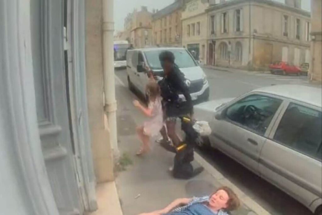 WATCH | Man Violently Attacks Grandmother, Granddaughter in France’s Bordeaux