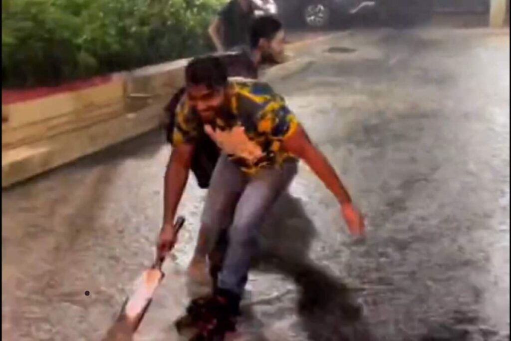 Video Of Boys Playing Cricket In Rain Is The Best Thing On Internet Today