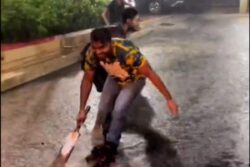 Video Of Boys Playing Cricket In Rain Is The Best Thing On Internet Today