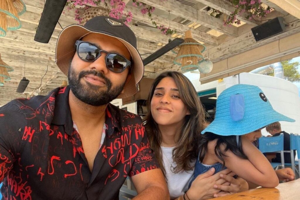 Rohit Sharma Jumps in Water to Save Wife's Phone on Vacation, Reveals Ritika Sajdeh