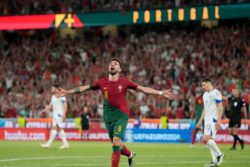 Bruno Fernandes Scores Brace as Portugal Crush Bosnia in Euro 2024 Qualifier