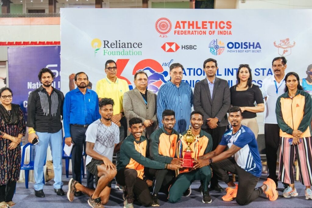 62nd National Inter State Senior Athletics Championships Concludes Successfully at Kalinga Stadium in Bhubaneswar