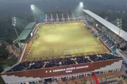 Part of Peripheral Retaining Wall at Meghalaya Football Stadium Collapses, No Fatalities Thankfully