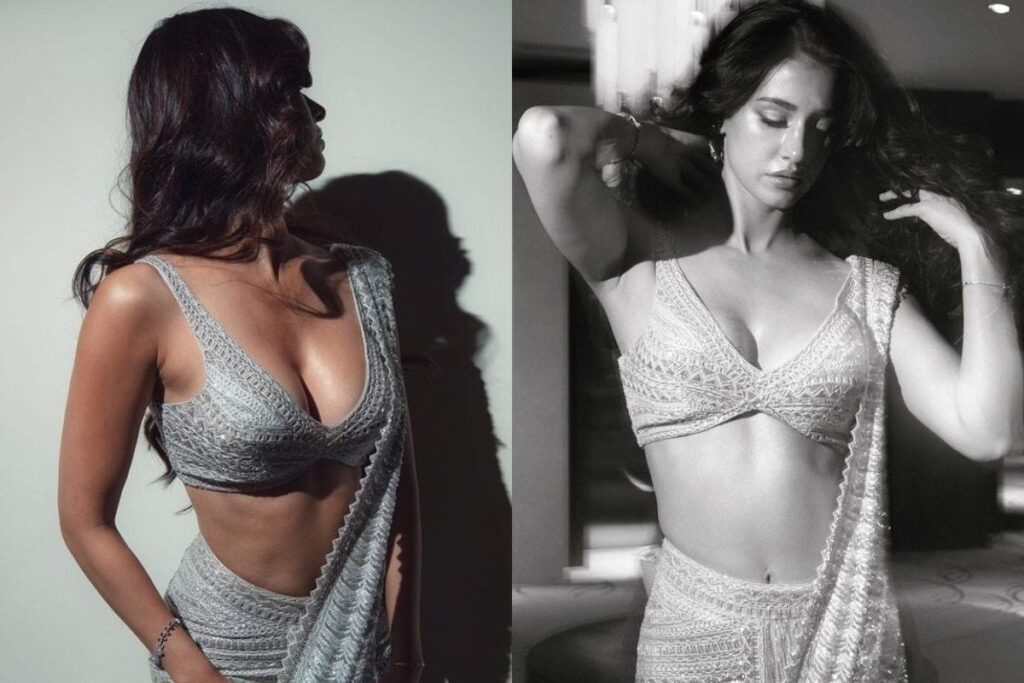 Sexy! Disha Patani Goes Bold In A Sizzling Saree With Plunging Blouse, Hot Video Goes Viral; Watch