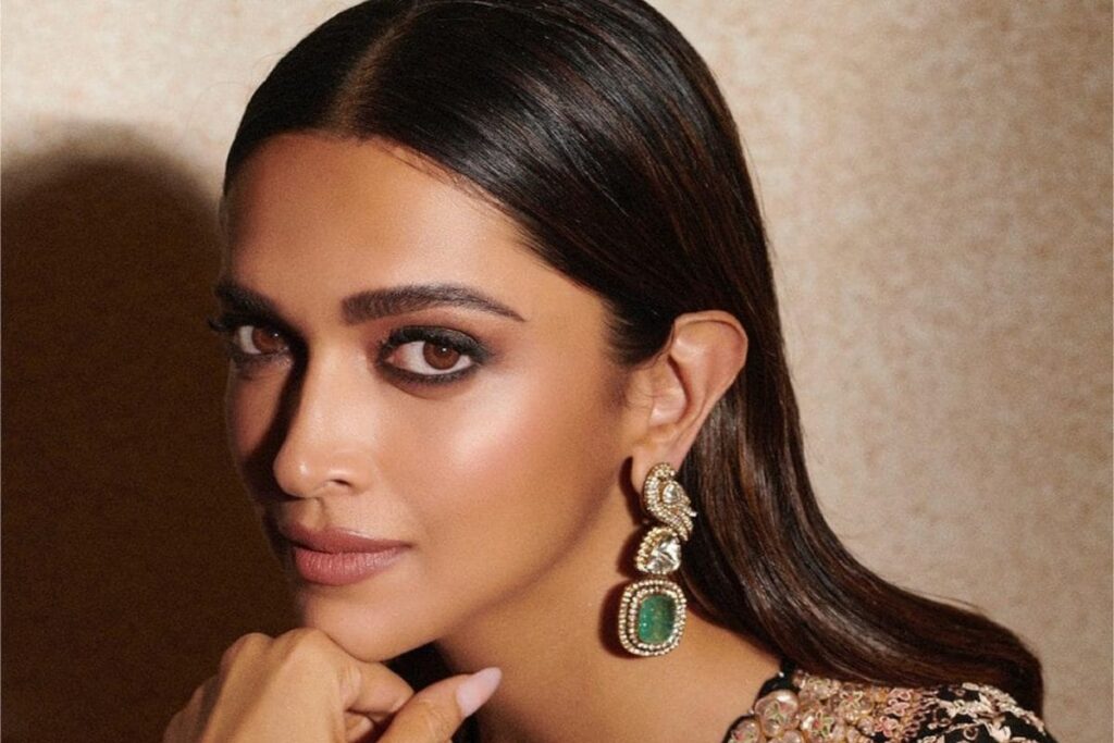 Deepika Padukone Continues Her Love For Traditional Wear in an Anamika Khanna Embroidered Ghera Kurta