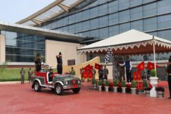 Durand Cup 2023 'Trophy Tour' Flagged Off By Service Chiefs and AIFF President