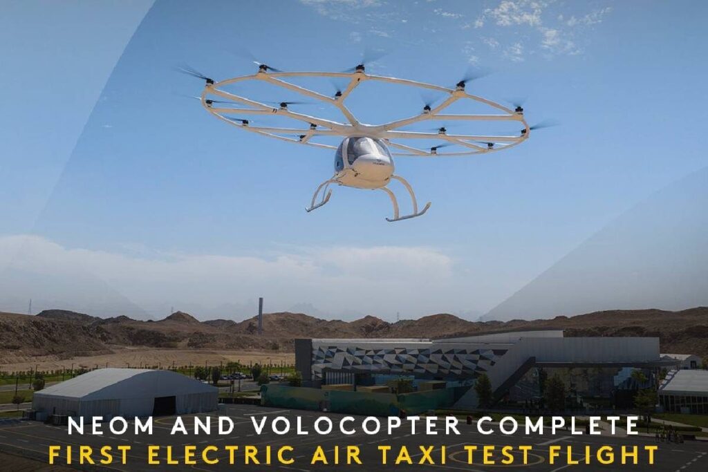 WATCH: First Electric Air Taxi Successfully Completes Test Flight in Saudi Arabia