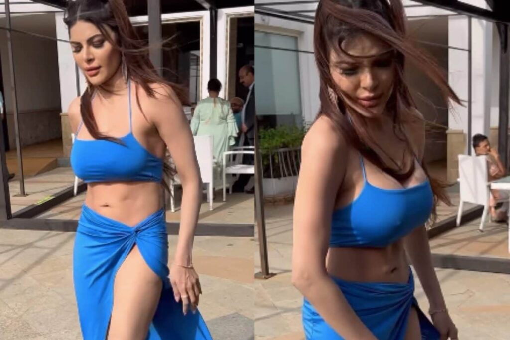 Sherlyn Chopra Slips Into Sexy Bralette And Sarong, Mimics Frenemy Rakhi Sawant In New Video; Watch