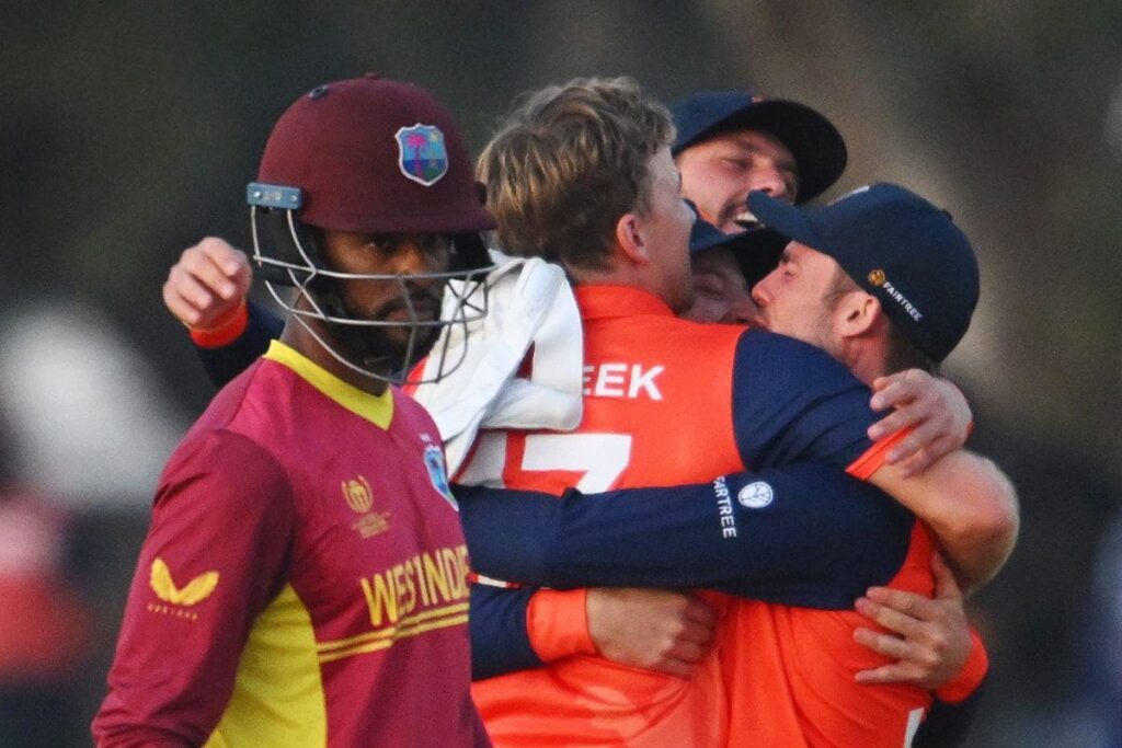 Netherlands Shock West Indies in Super Over, Logan van Beek's Heroics Script Historic Win During World Cup Qualifiers