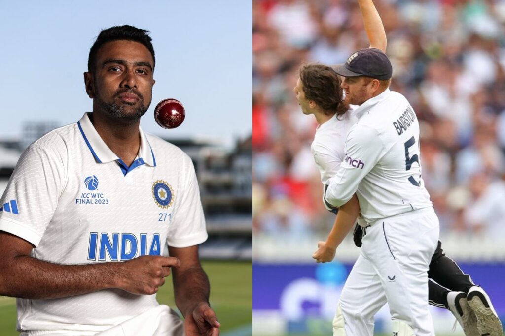 R Ashwin's Hilarious 'Heavy Lifting' Tweet For Jonny Bairstow After England Batter Carries Pitch Invader