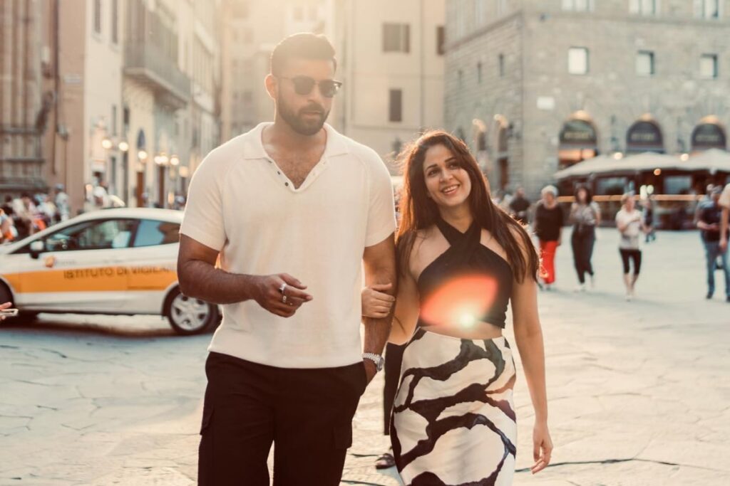 Nothing Here, Just Newly Engaged Varun Tej, Lavanya Tripathi Posing For Romantic Pic