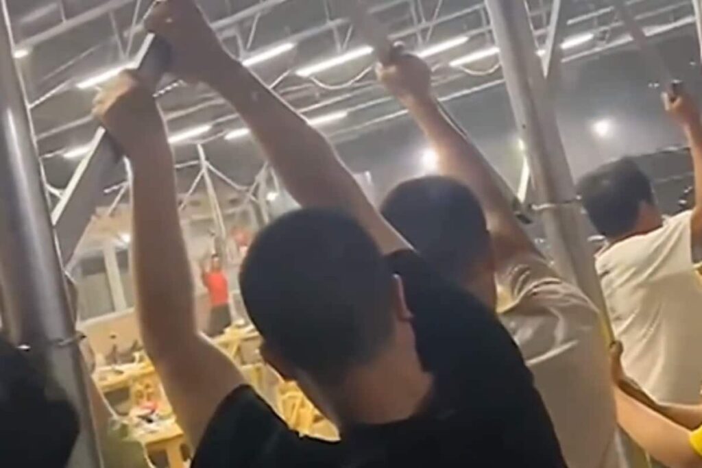 This Viral Video From Storm-Hit China Is Not For Faint-Hearted