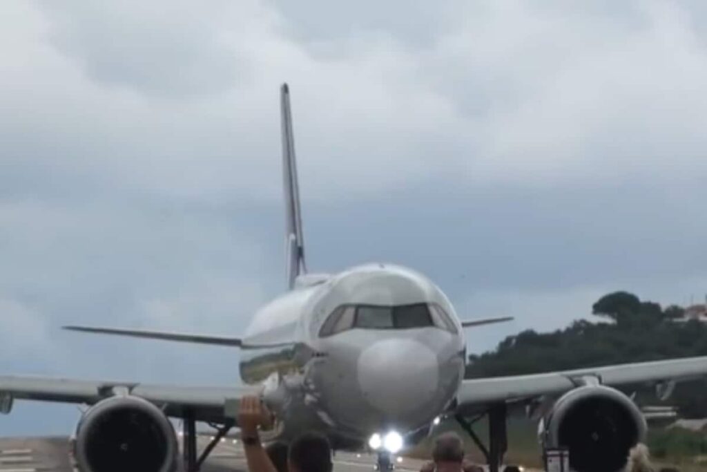 Watch: Jet Blast Knocks People Off Their Feet At Airport