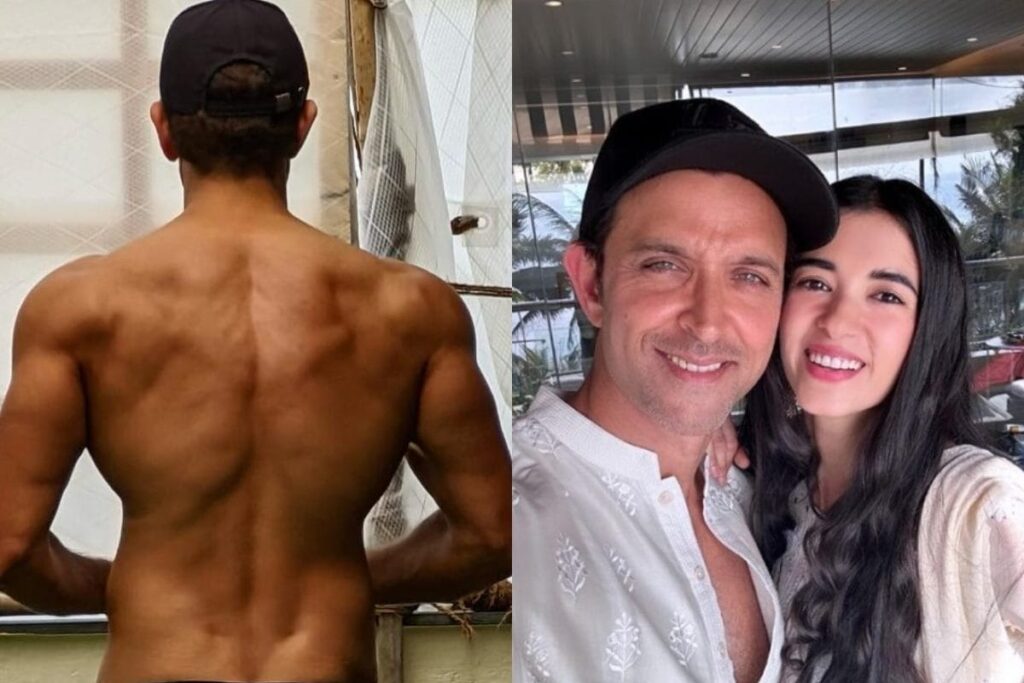 Hrithik Roshan Flaunts His Toned Back In A New Pic; GF Saba Azad Reacts