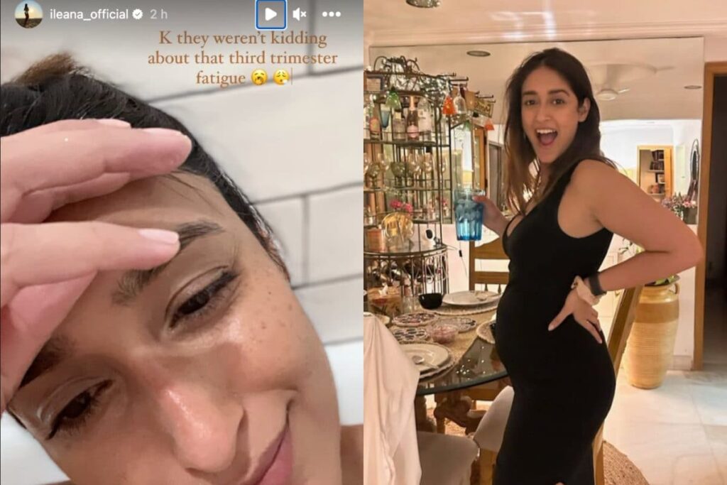 Mom-To-Be Ileana D'Cruz Shares A Selfie From Her Third-trimester, Talks About Feeling Fatigued