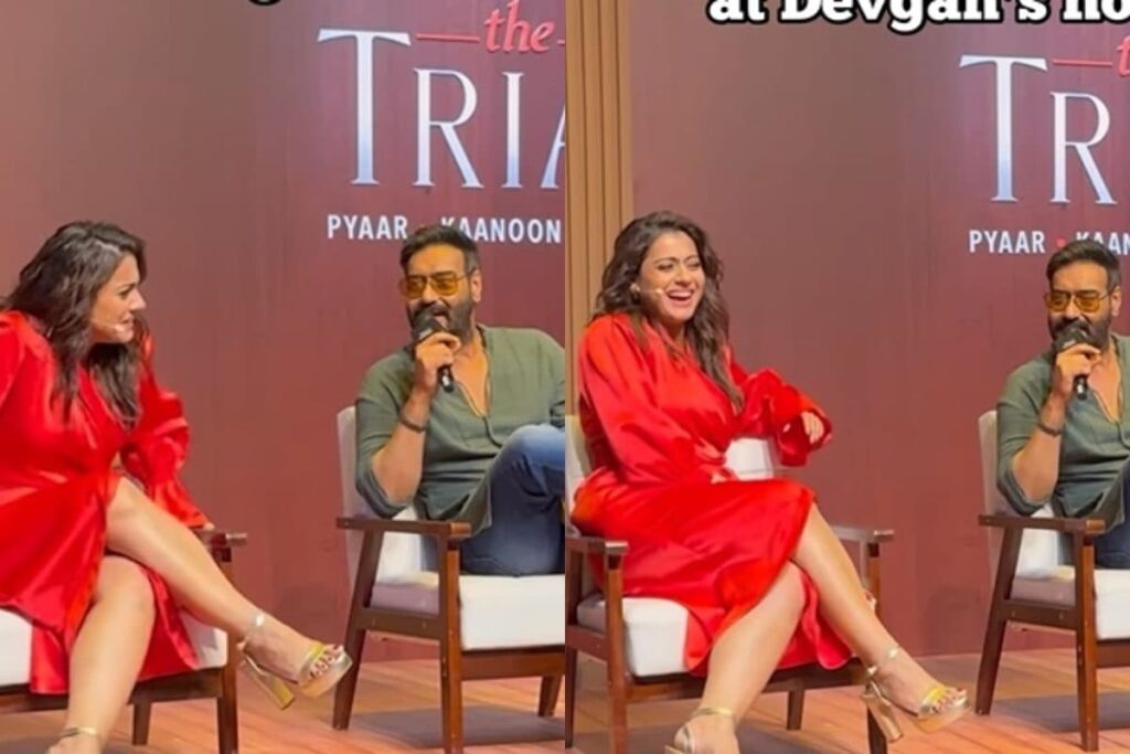 Kajol Asked A 'Personal' Question At The Trial Launch; Ajay Devgn Replies 'Aapki Shaadi Ho Gayi'