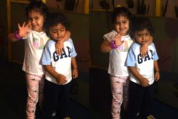 Kapil Sharma's Daughter Anayra Pulls Brother Trishaan Close As They Pose For Paps, Video Goes Viral