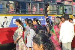 WATCH | Karnataka Bus Conductor Slaps Old Woman Days After Govt Initiates Free Bus Travel for Females