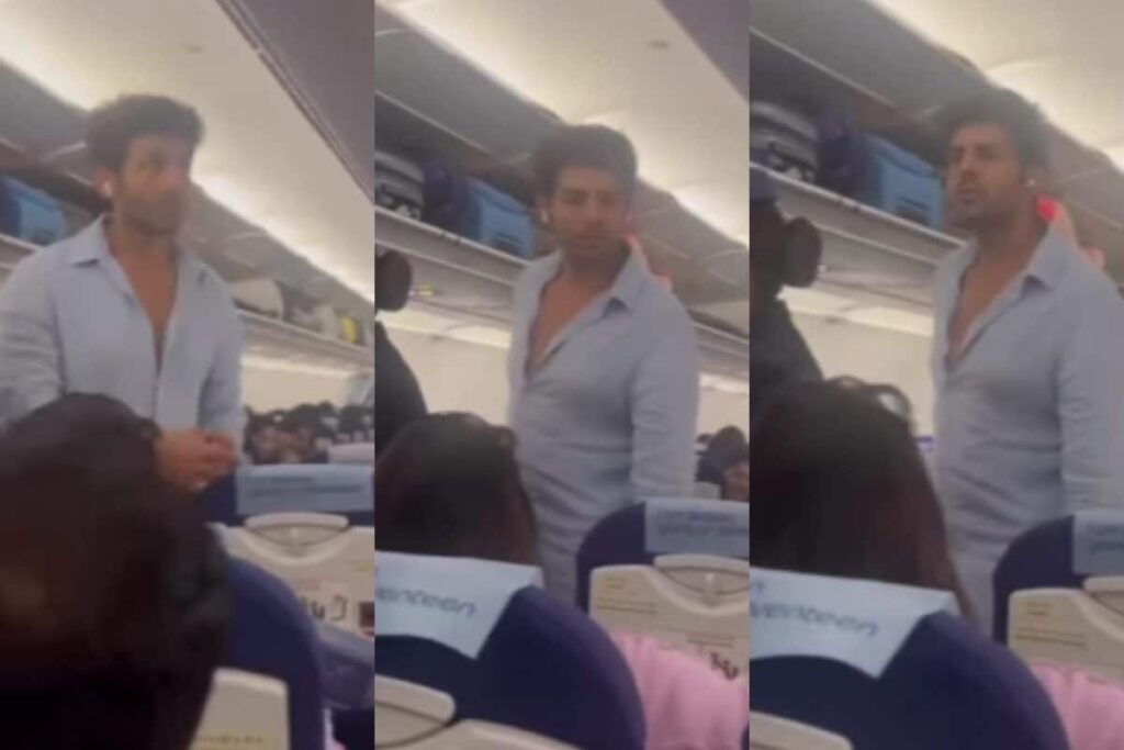 Kartik Aaryan Ditches First Class To Fly In Economy, Video From Flight Goes Viral