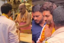 SatyaPrem Ki Katha: Kartik Aaryan Visits Siddhivinayak Temple To Seek Blessing From Lord Ganesha; Watch