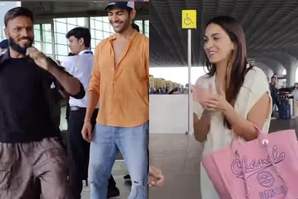 Kartik Aaryan Teaches Pap Gujju Pataka Song Steps, Kiara Advani is Impressed, Watch