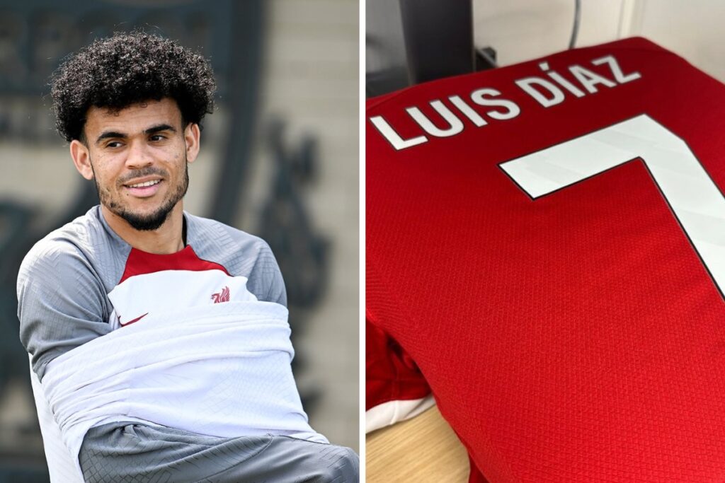 Luis Diaz To Wear No.7 Jersey for Liverpool, Other Famous Players Who Sported the Famour Number