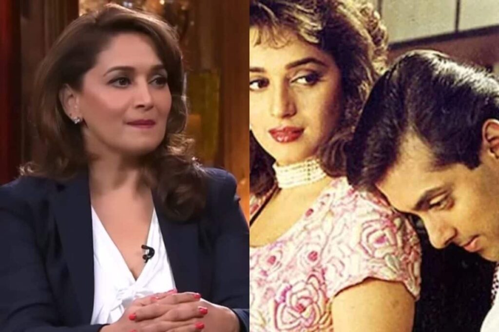 Madhuri Dixit Almost Admits To Getting Paid More Than Salman Khan In Hum Aapke..; Says ‘Yeh Baat Chalne Do’