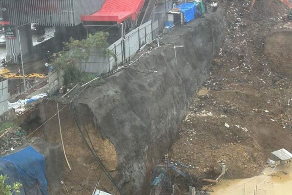 Deep Digging, Storm Water Drain: What Led to Cracks Near Magathane Metro Station in Mumbai
