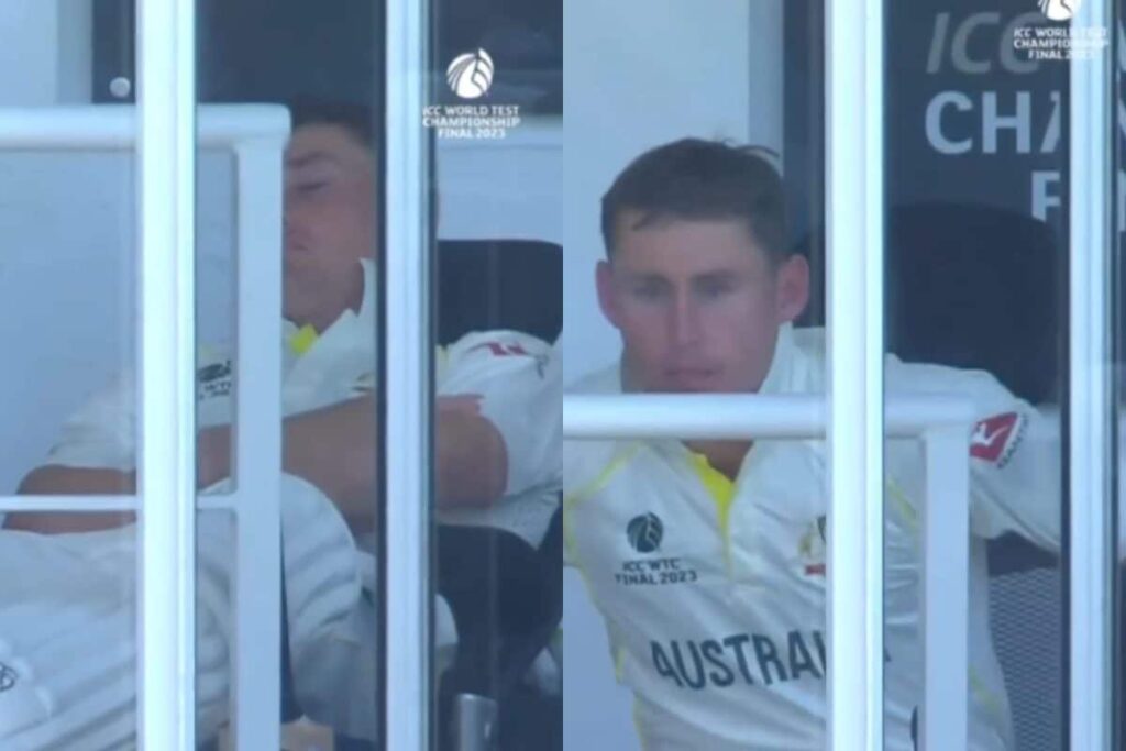 Watch: Hilarious Scene as Marnus Labuschagne Falls Asleep Before a Rude Wake up Call from Mohammed Siraj