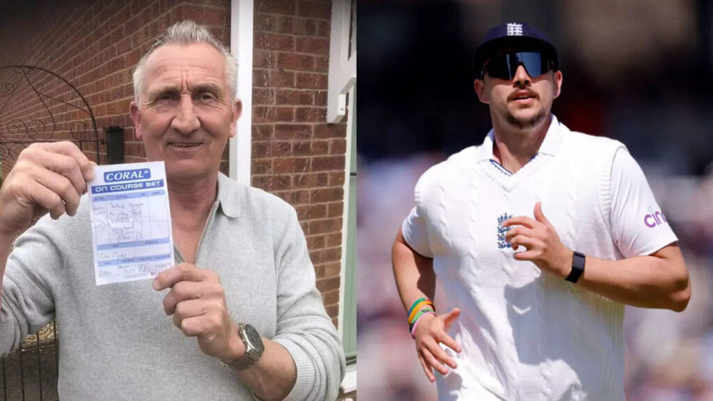 Tongue's family friend hits jackpot for 14-year-old bet he put on cricketer