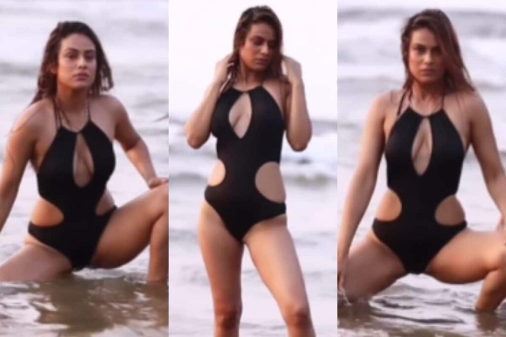 Nia Sharma Flaunts Hot Dance Moves In Plunging Monokini, Sexy Video Goes Viral; Watch