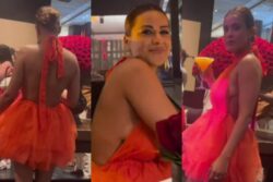 Sexy! Nia Sharma Flaunts Sizzling Moves In Red Backless Dress, Hot Video Goes Viral; Watch