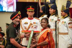 President Confers Distinguished Service Awards on 84 Serving, Retired Personnel