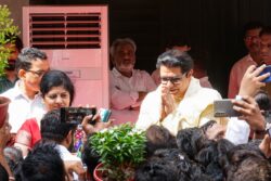 Days After Kolhapur Violence; Raj Thackeray Cuts Birthday Cake Carrying Aurangzeb's Image