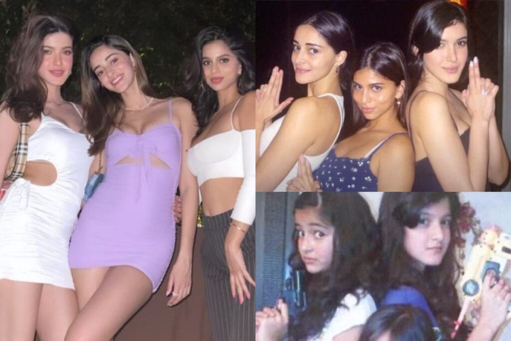Suhana Khan, Ananya Panday, Shanaya Kapoor Recreate Their Viral Childhood Photo With Water Guns