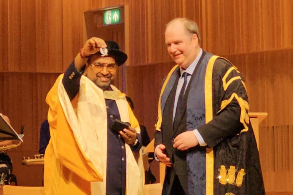 Padmashree Shankar Mahadevan Receives Honorary Doctorate From Birmingham City University