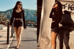 HOT! Shehnaaz Gill Makes Everyone Go 'Wow So Gorgeous' With Her Black Look From Italy; Photos