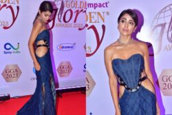 Shriya Saran Risks Wardrobe Malfunction in a Sexy Denim Dress, Gets Brutally Trolled