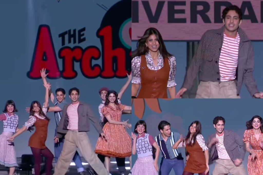 Suhana Khan, Khushi Kapoor, Agastya Nanda Dance To The Archies Song, Janhvi Kapoor Can’t Keep Calm