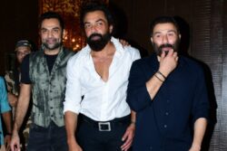 Sunny Deol, Bobby Deol And Abhay Deol Pose Arm-In-Arm At Karan Deol's Roka, See Video