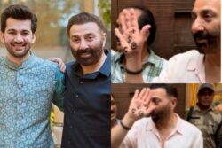 Sunny Deol Flaunts His Mehendi at Son Karan Deol's Pre-wedding Ceremony; Video Goes Viral