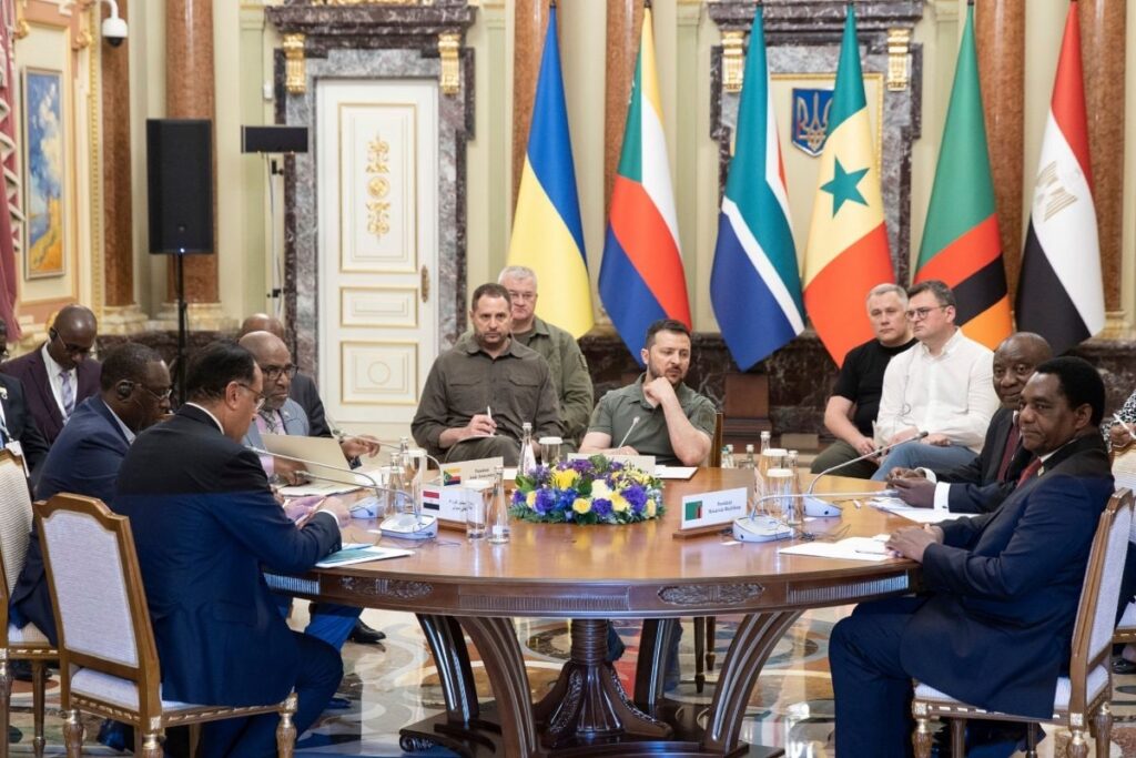 African Leaders Visit Russia to Discuss Their Peace Plan with Putin, After Ukraine Trip